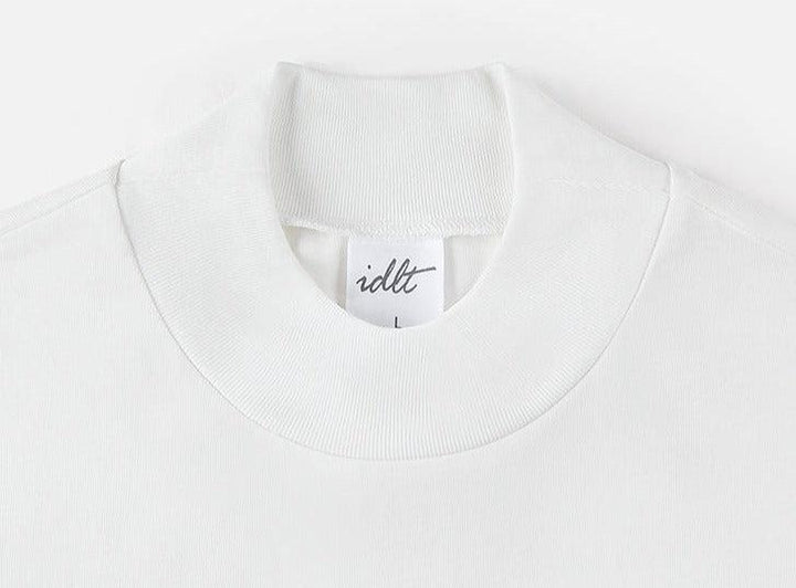 Loose Half Turtleneck T-shirt