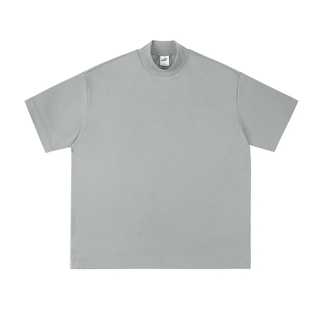 Loose Half Turtleneck T-shirt