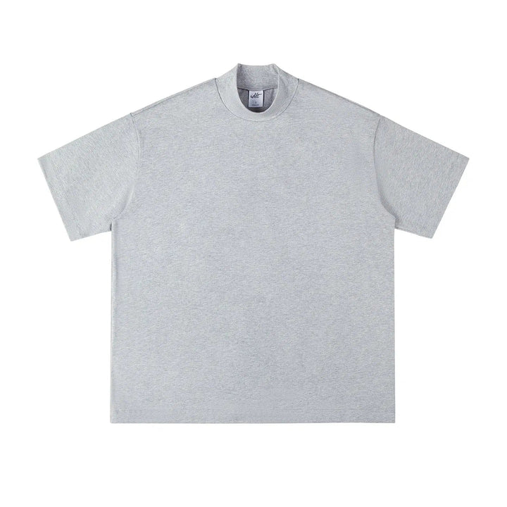 Loose Half Turtleneck T-shirt