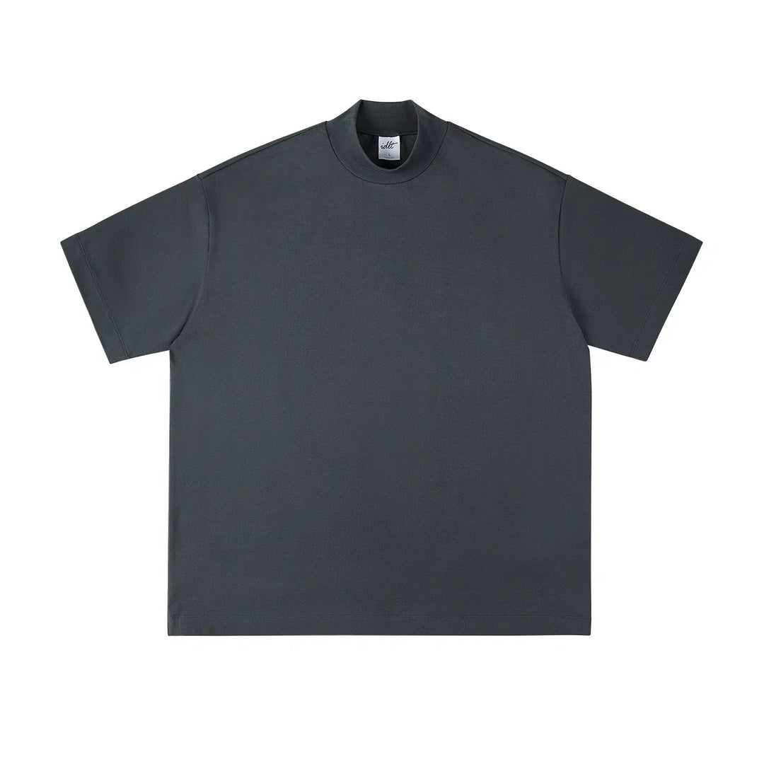 Loose Half Turtleneck T-shirt