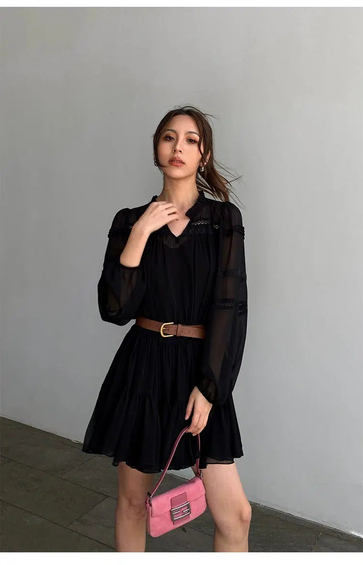 Loose Long Sleeve Dress