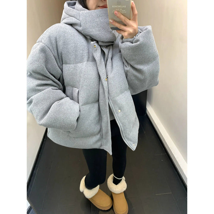 Loose Retro Silhouette Cotton Coat