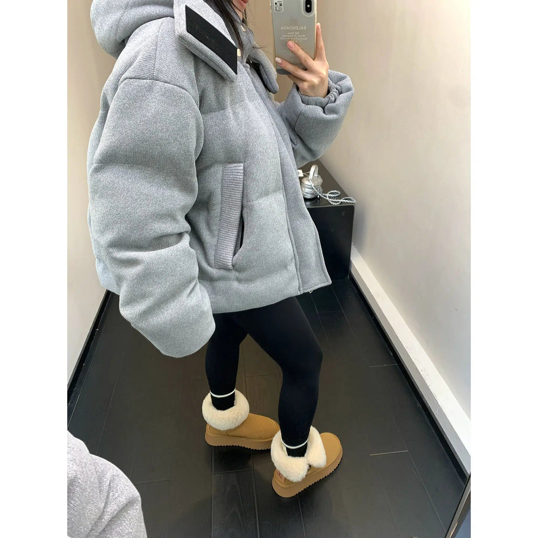 Loose Retro Silhouette Cotton Coat