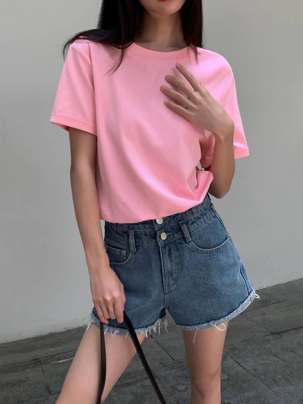 Loose Solid Color T-shirt