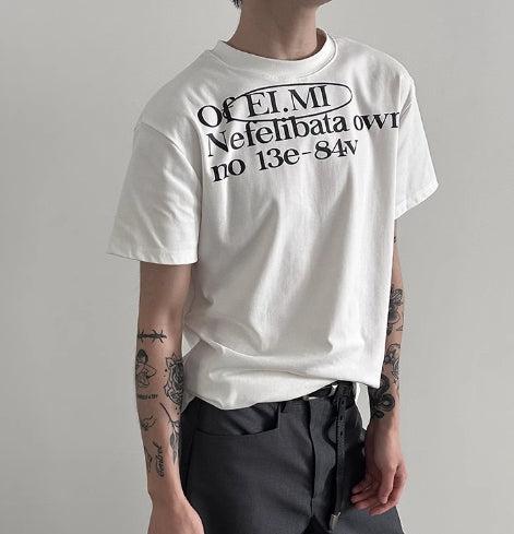 Loose Unisex Printed T-shirt