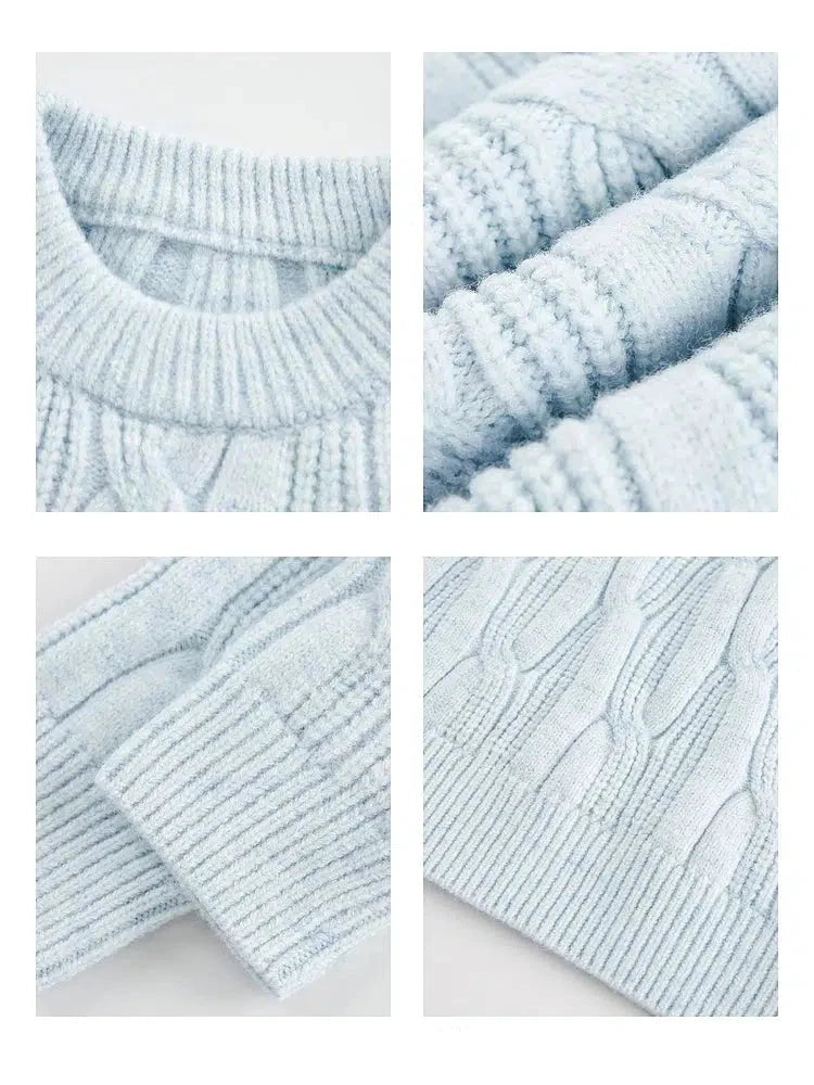 Loose-fit Cable Knit Sweater