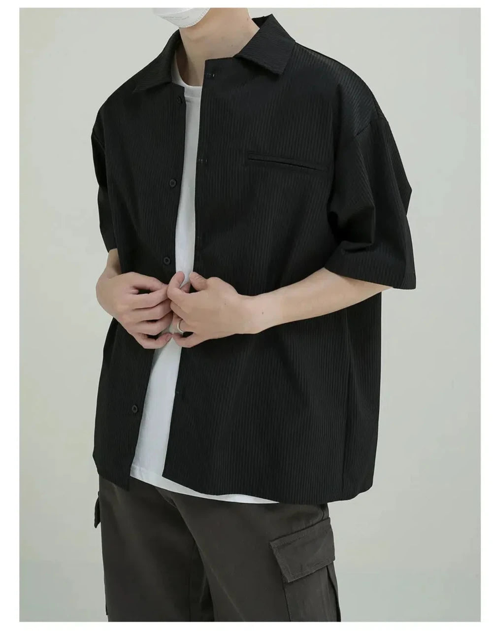 Loose-fit Short-sleeved Overshirt