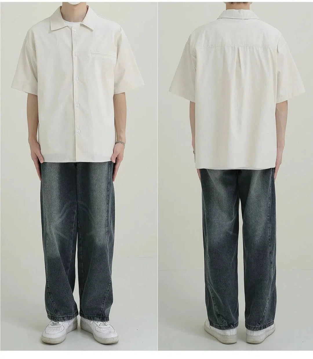 Loose-fit Short-sleeved Overshirt