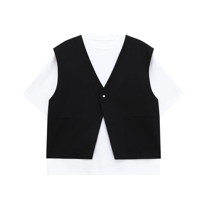 Loose-fit Sleeveless Vest