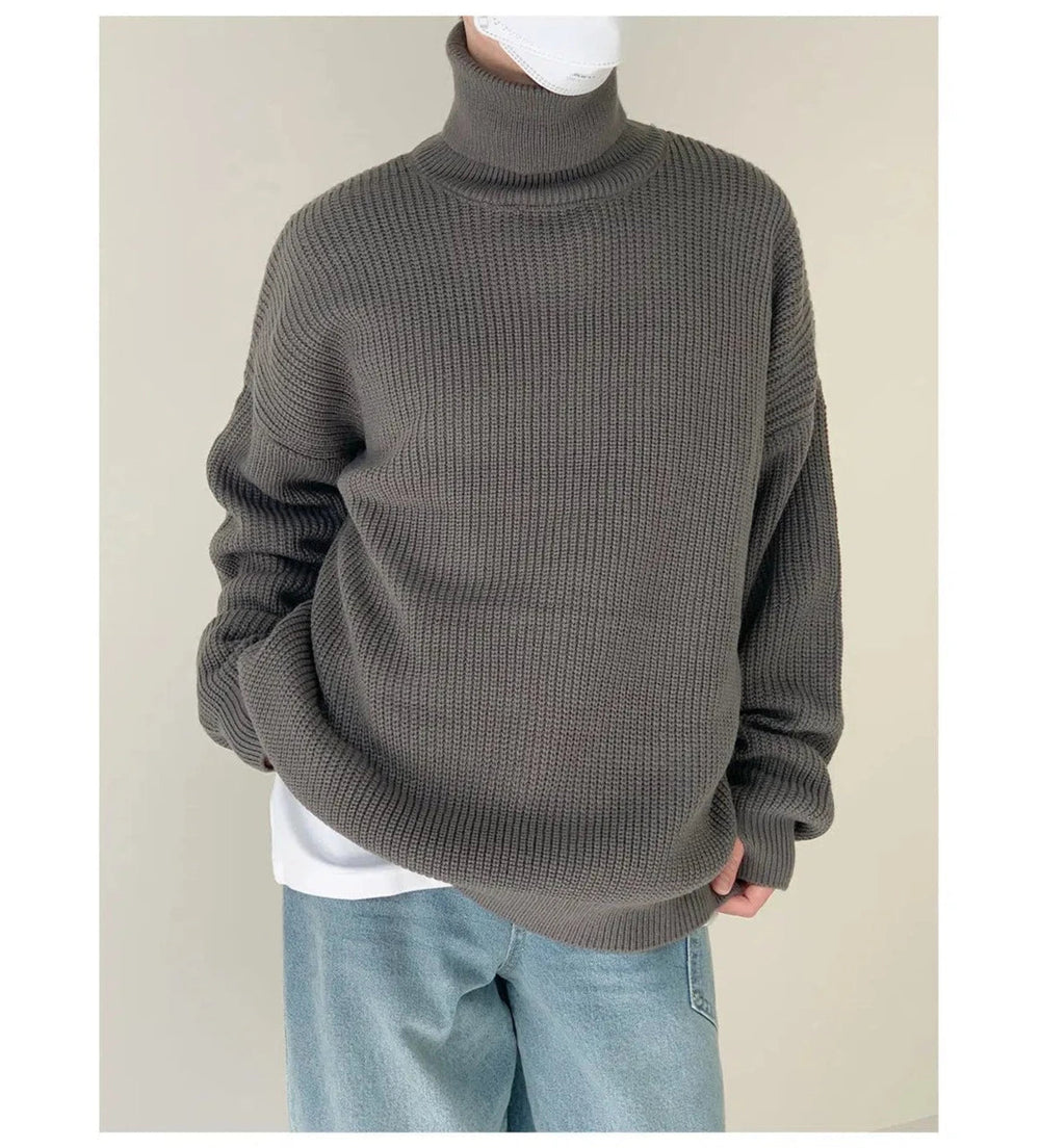 Loose-fit Turtleneck Sweater