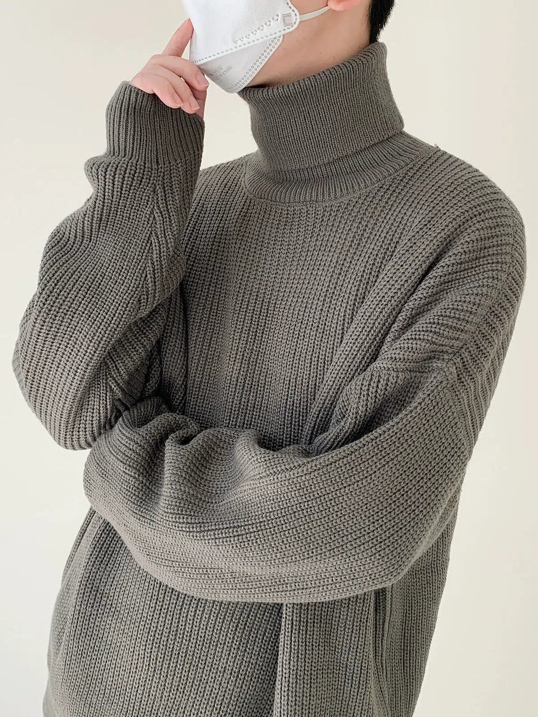 Loose-fit Turtleneck Sweater