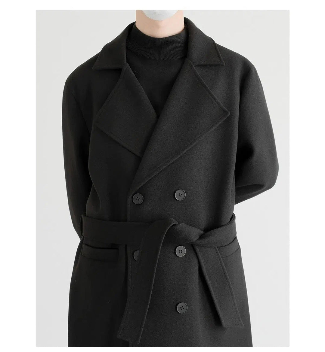 Double-breasted Belted Trench Coat