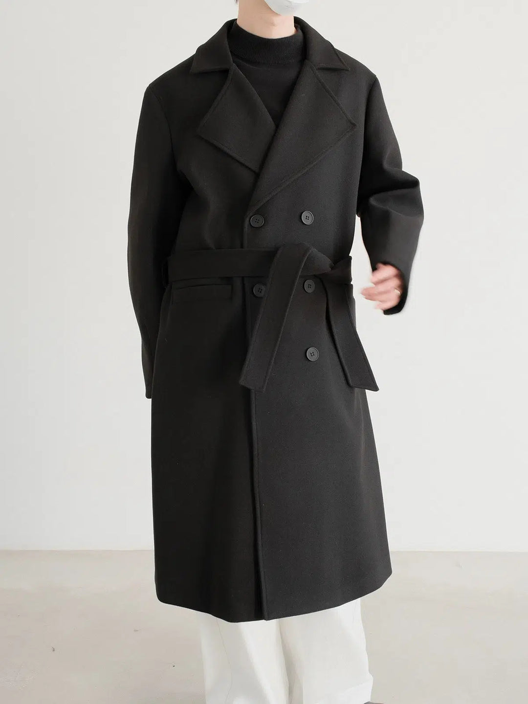 Double-breasted Belted Trench Coat