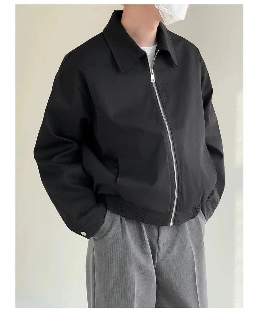 Minimalist Casual Zipper Jacket