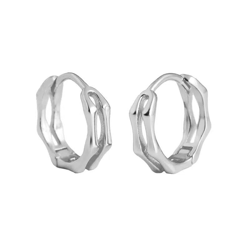 Minimalist Double Band Hoop Earrings