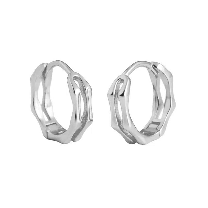 Minimalist Double Band Hoop Earrings