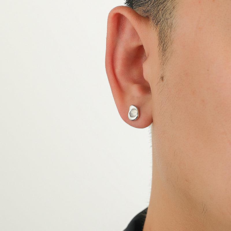 Minimalist Irregular Sterling Earrings