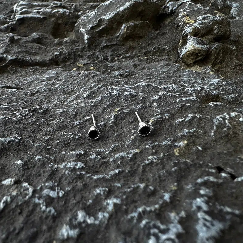 Minimalist Round Stud Earrings