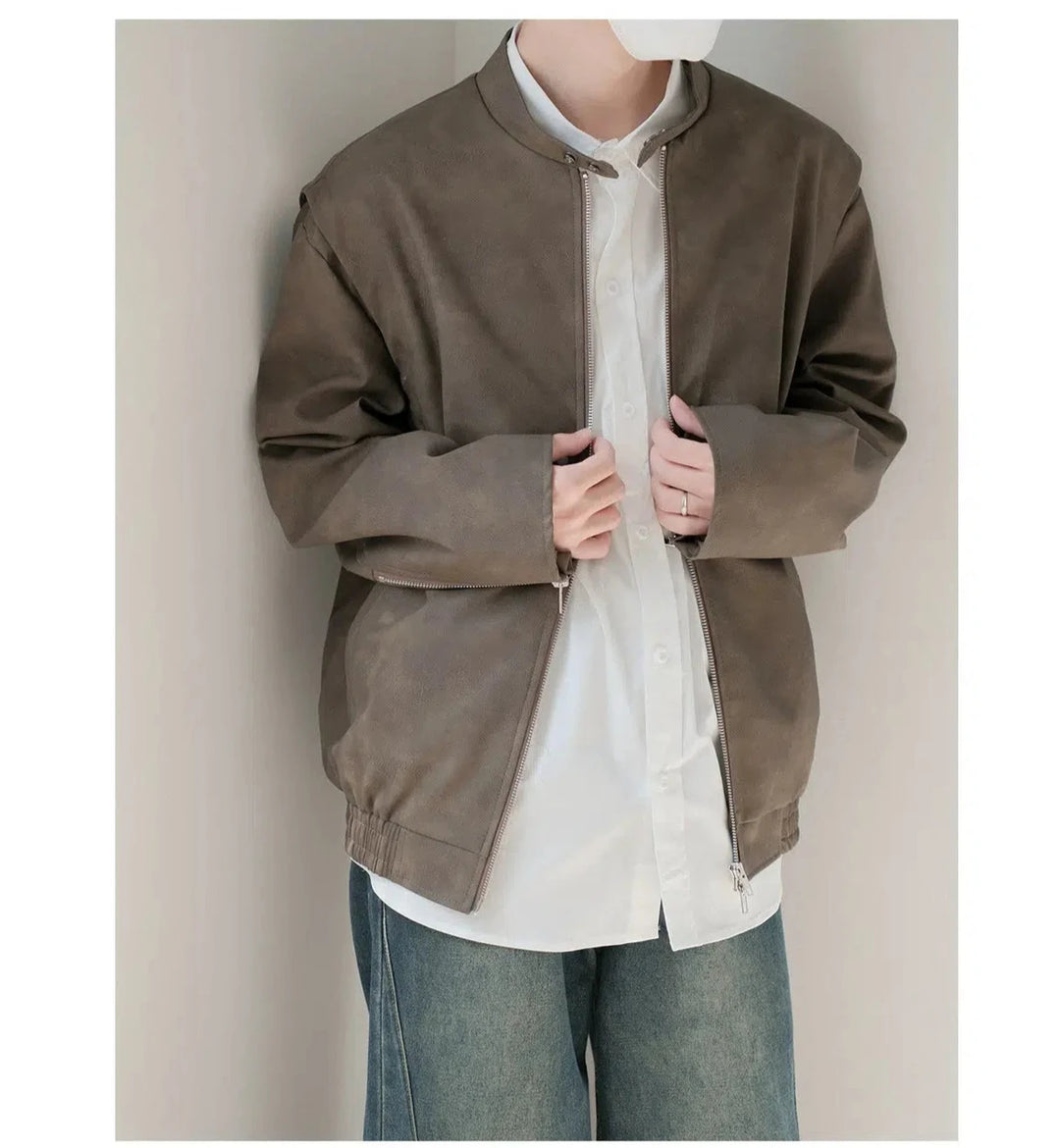 Minimalist Zip-Up Jacket