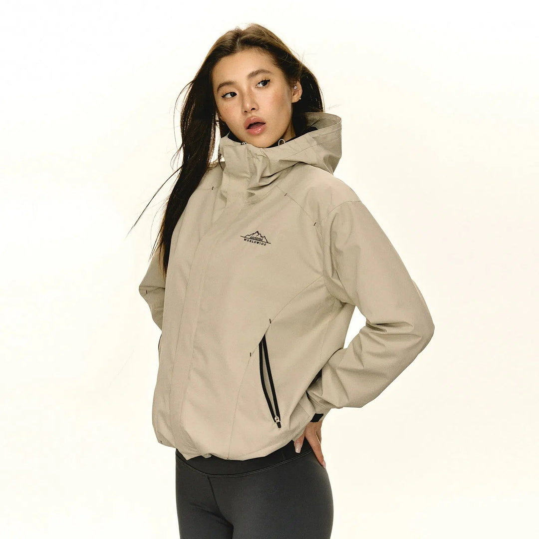 Modern Hooded Windbreaker Jacket