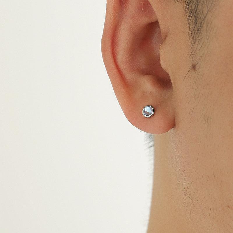 Moonstone Stud Earrings