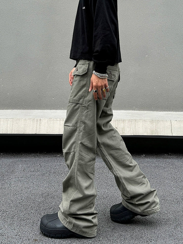 Multi pocket cargo pants best sale