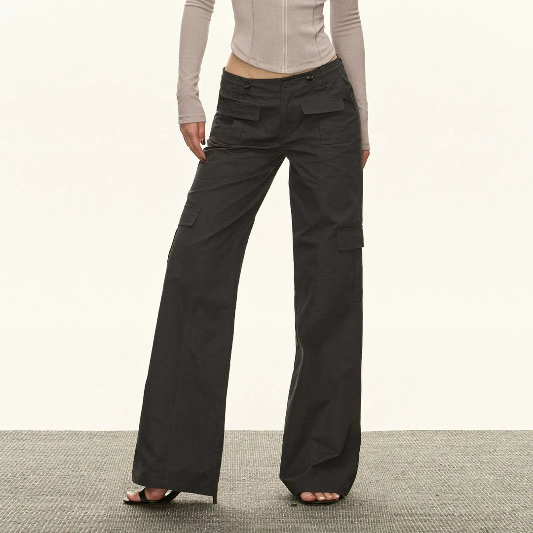 Multi-Pocket Utility Casual Pants