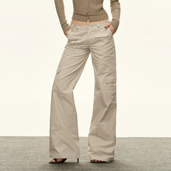 Multi-Pocket Utility Casual Pants