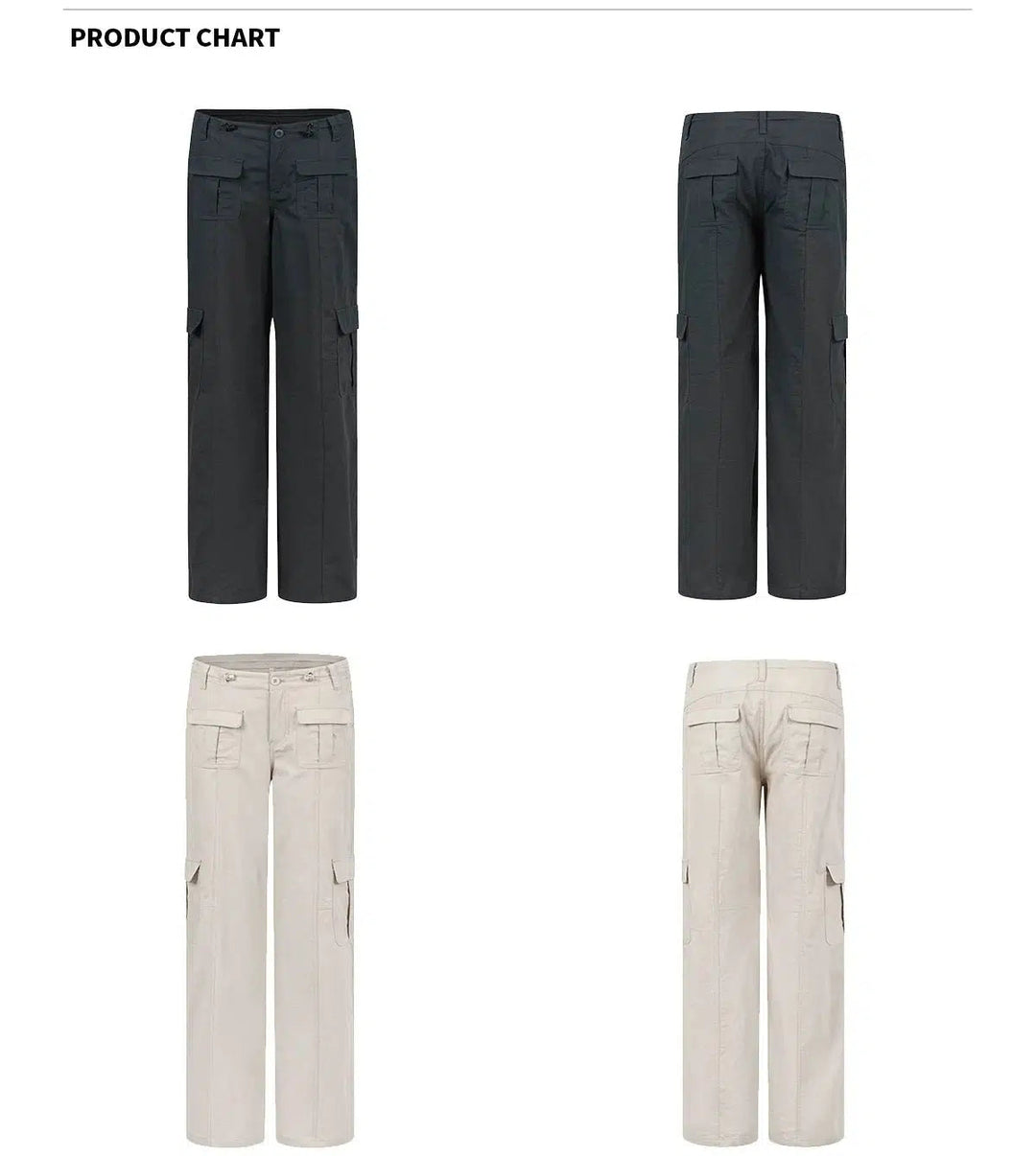 Multi-Pocket Utility Casual Pants