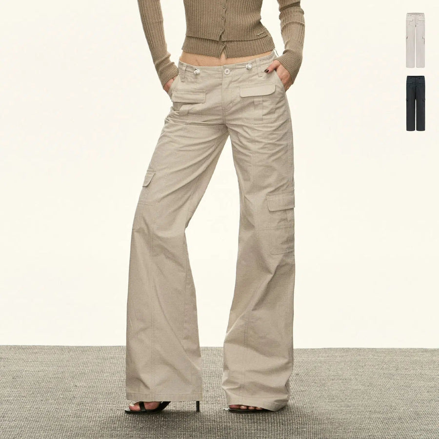 Multi-Pocket Utility Casual Pants