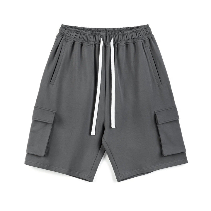 Multi-pocket Basic Cargo Shorts