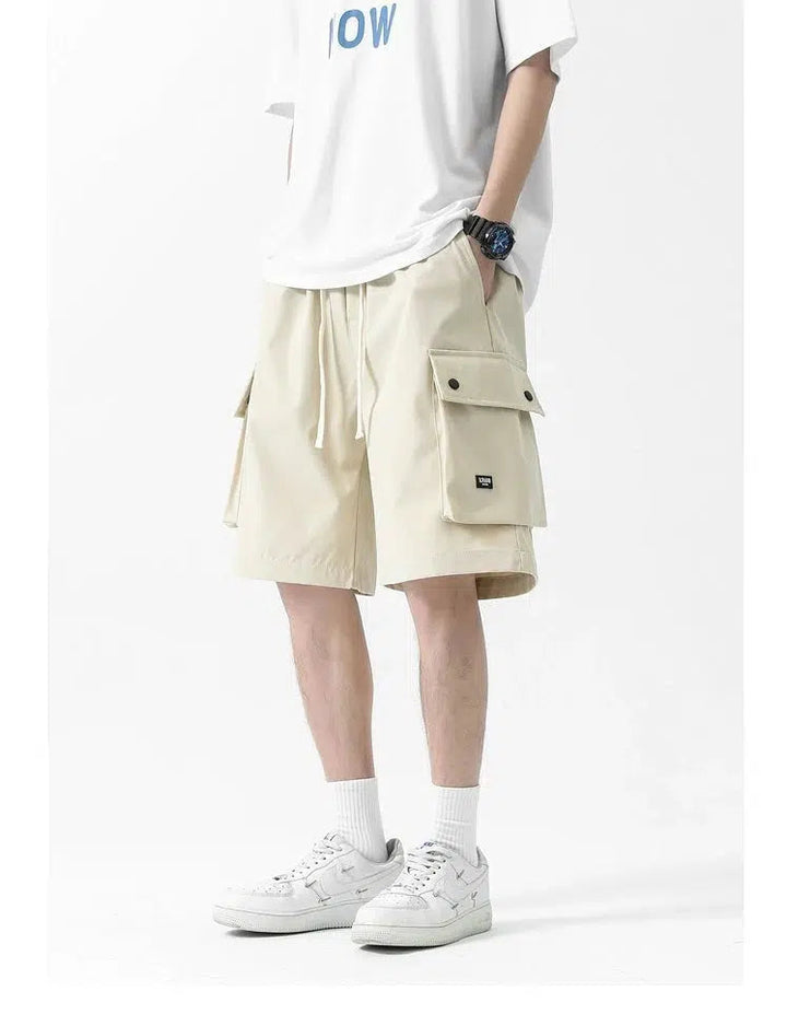 Multi-pocket Cargo Shorts