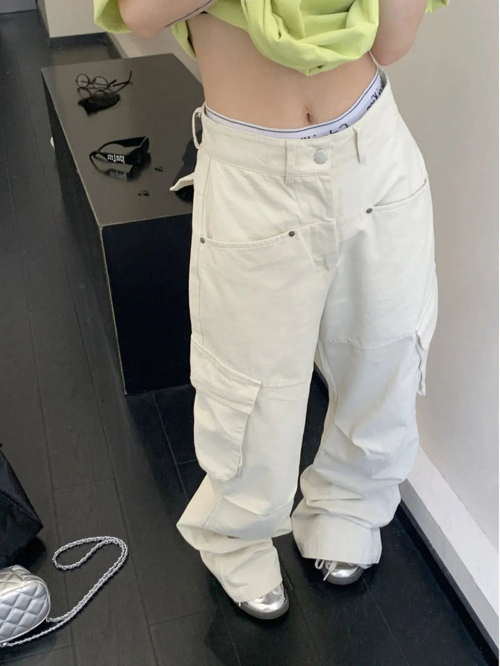 Multiple Pockets Casual Cargo Pants