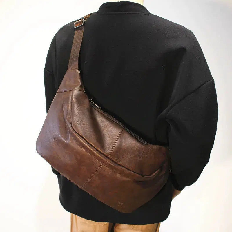 One-shoulder Crossbody Motorcycle Bag