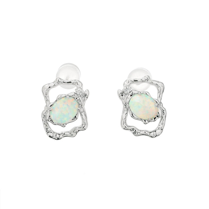 Opal Stone Earring