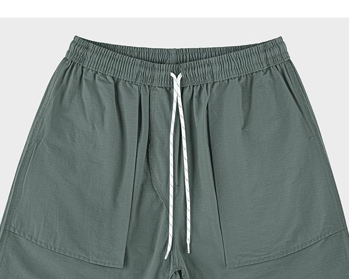 Outdoor Elastic Waist Sports Shorts