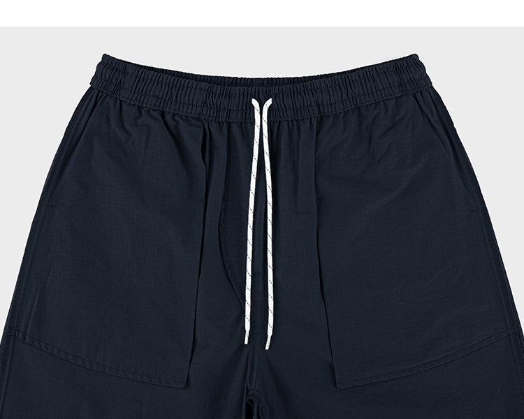 Outdoor Elastic Waist Sports Shorts