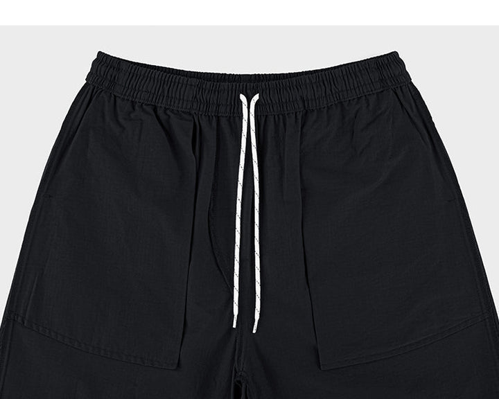 Outdoor Elastic Waist Sports Shorts