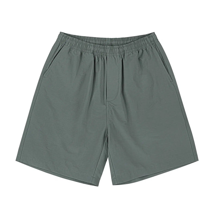 Outdoor Elastic Waist Sports Shorts