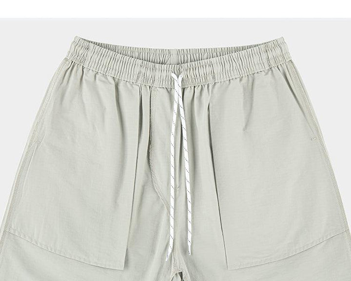 Outdoor Elastic Waist Sports Shorts