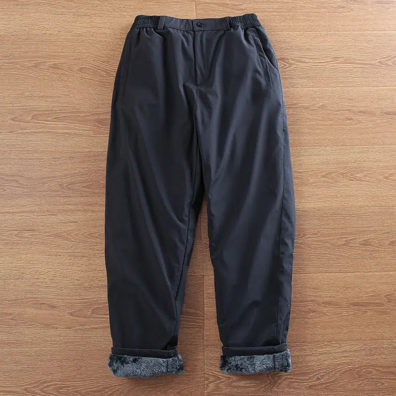 Outdoor Waterproof Velvet Thickened Pants