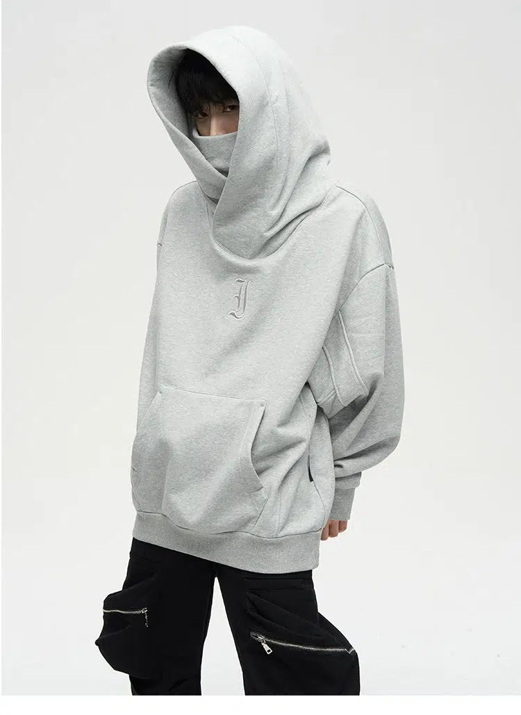 Oversize Fleece Hooded Ninja Sweatshirt – The Korean Fashion