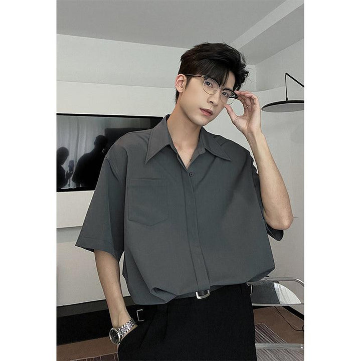 Oversized Casual Basic Shirt