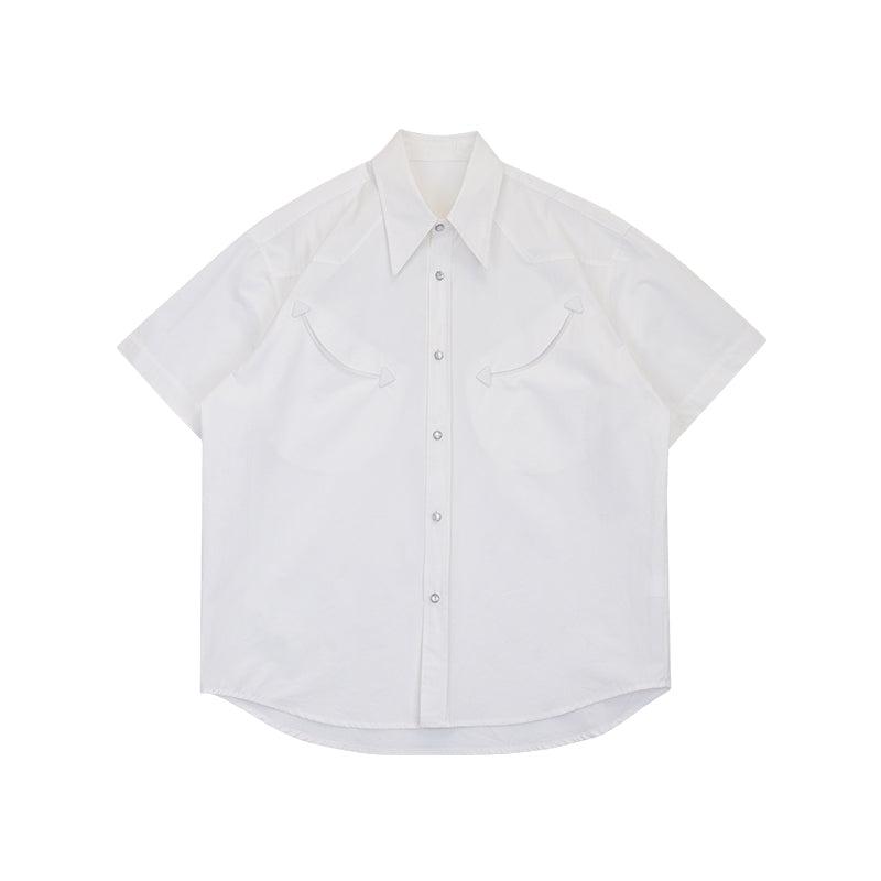 Oversized Casual Short Sleeve Shirt