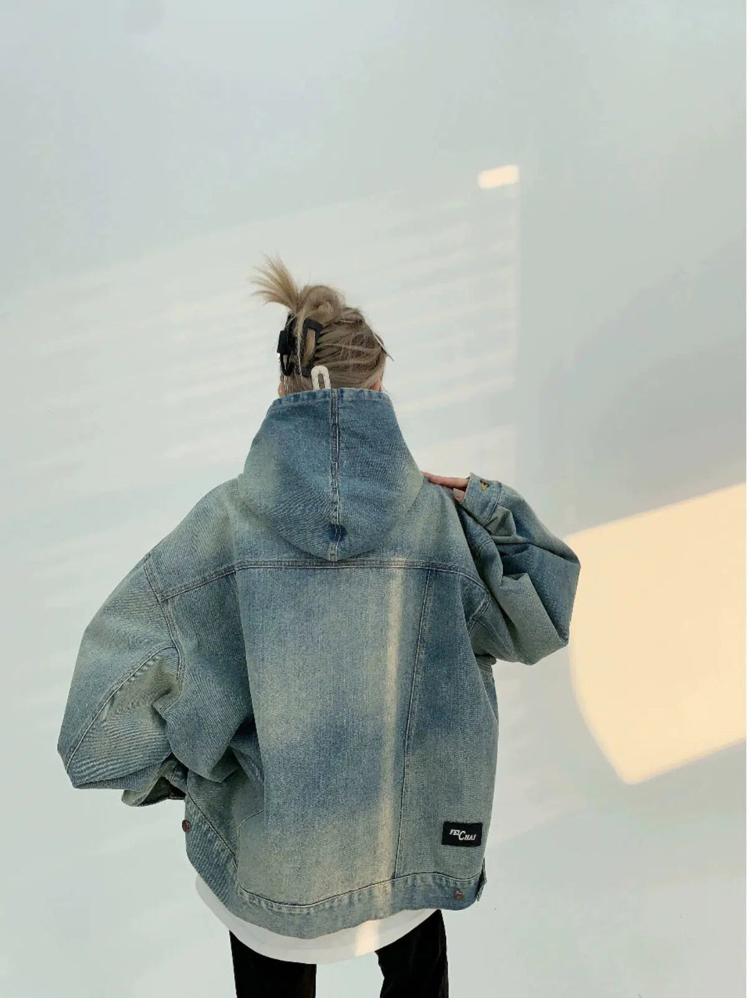 Oversized Denim Coat