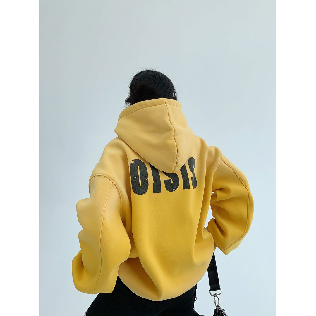 Gradient Oversized Front Pocket Hoodie