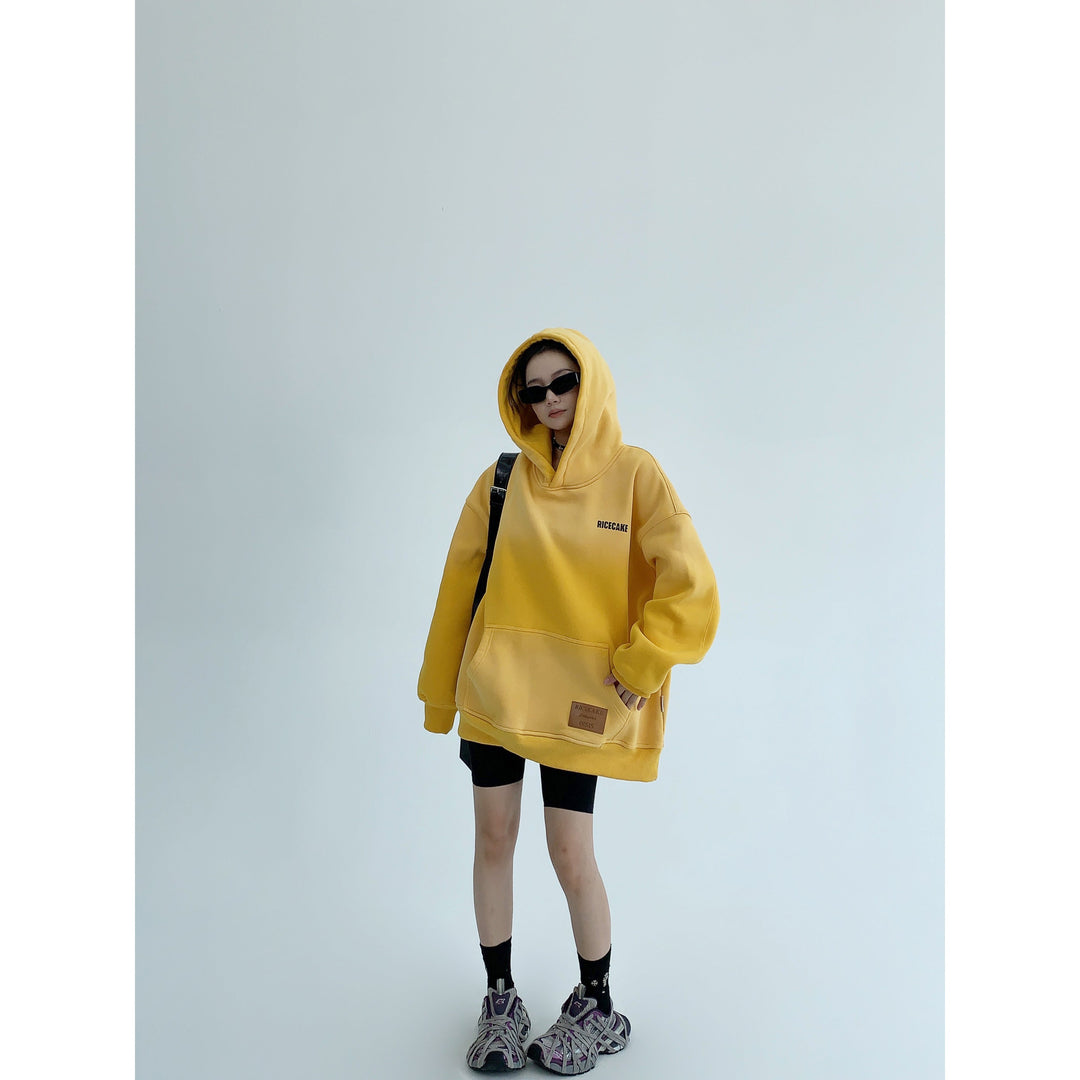 Gradient Oversized Front Pocket Hoodie