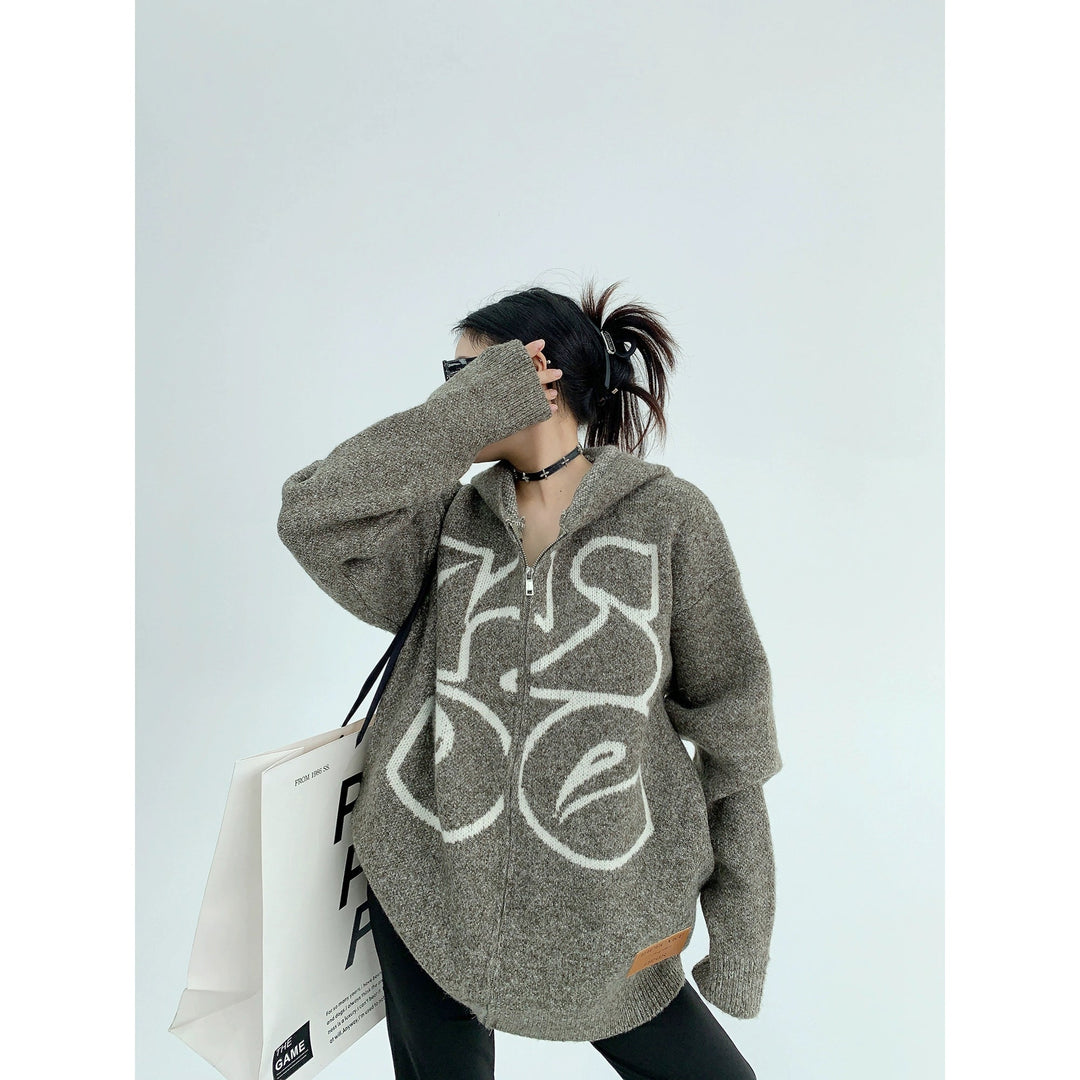 Oversized Graphic Hoodie Sweatshirt