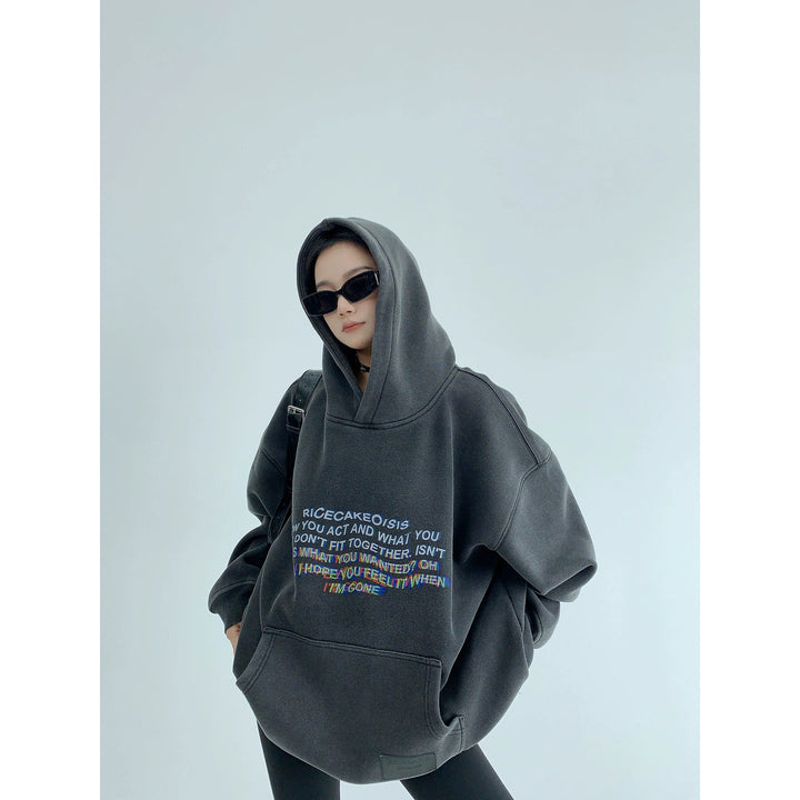 Oversized Graphic Pocket Hoodie