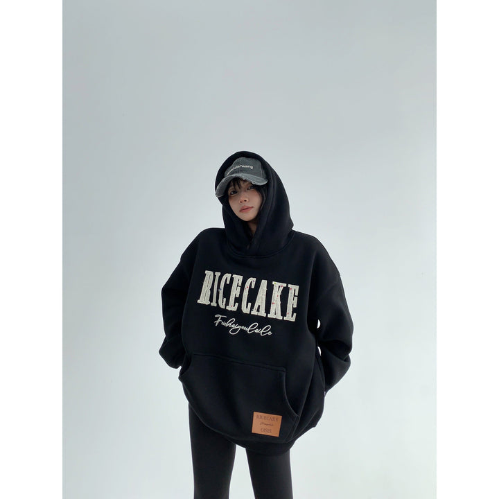 Oversized Graphic Pouch Pocket Hoodie